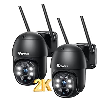 【5MP・PC対応】Ctronics 防犯カメラ Amazon.co.jp: 【5MP・5倍光学ズーム】Ctronics 防犯カメラ 屋外